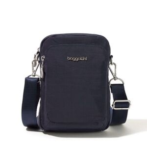 Baggallini Modern Everywhere Explorer Crossbody Messenger Navy Bag UNISEX